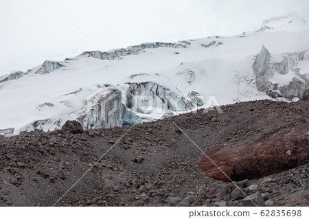 View from Cotopaxi volvcano during trekking trail. 62835698