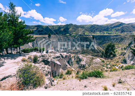 Panoramic of the Rio Toachi Canyon, near Quilotoa, Cotopaxi, Ecuador. South America. Panoramic of the Rio Toachi Canyon, near Quilotoa, Cotopaxi, Ecuador. South America. 62835742