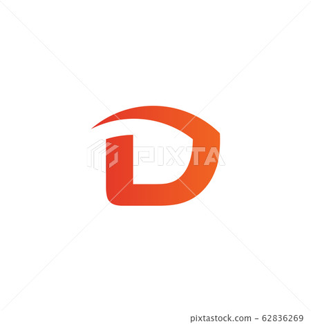 D letter initial logo design vector template - Stock Illustration ...