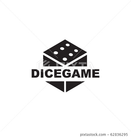 Dice game icon logo design vector template Dice game icon logo design vector template 62836295