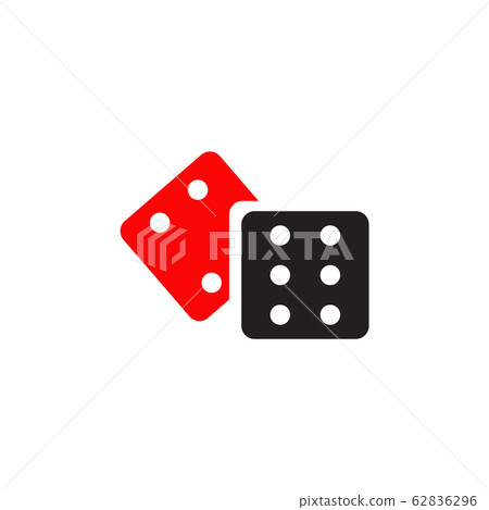 Dice game icon logo design vector template Dice game icon logo design vector template 62836296