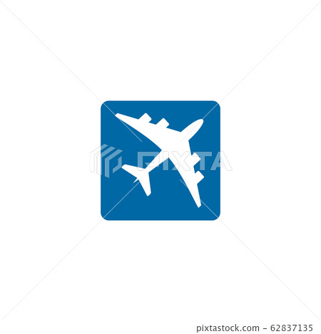 Travel company logo design with plane icon vector 62837135