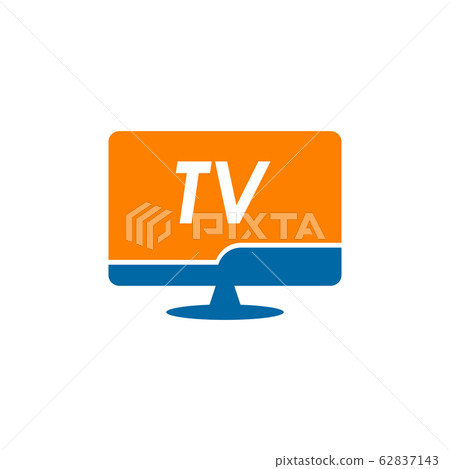 TV or Television icon logo design vector template TV or Television icon logo design vector template 62837143