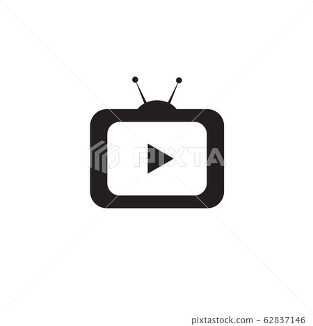 TV channel program icon logo design vector TV channel program icon logo design vector 62837146