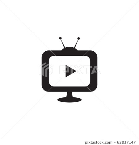 TV channel program icon logo design vector TV channel program icon logo design vector 62837147