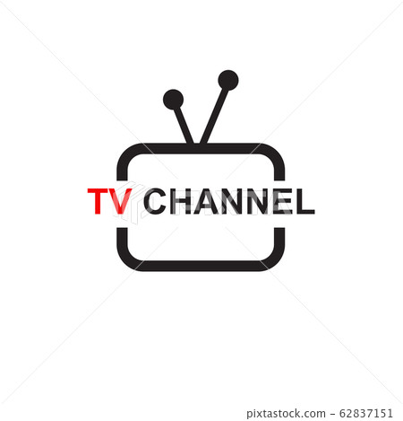 TV channel program icon logo design vector TV channel program icon logo design vector 62837151