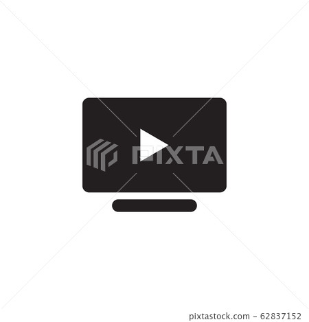 TV channel program icon logo design vector TV channel program icon logo design vector 62837152