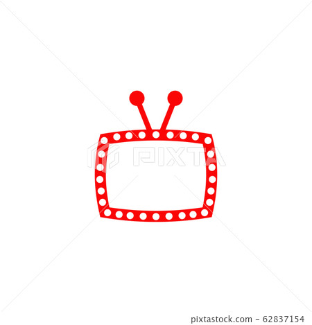 TV or Television icon logo design vector template 62837154