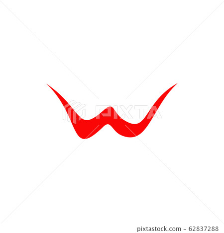 W letter initial icon logo design vector template - Stock Illustration ...