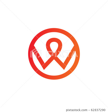 W letter initial icon logo design vector template W letter initial icon logo design vector template 62837290