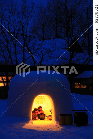 Snow scene and kamakura Snow scene and kamakura 62839921