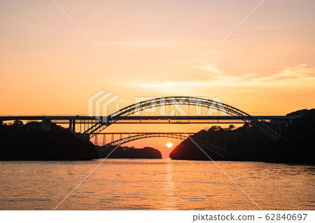 Dawn of Saikai Bridge Dawn of Saikai Bridge 62840697