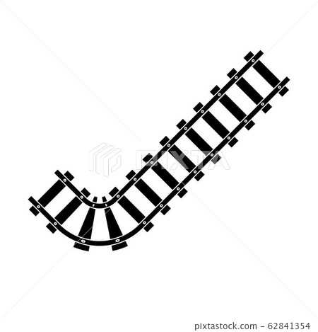 Train tracks vector design template illustration Train tracks vector design template illustration 62841354