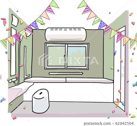 帶通風乾燥加熱器的浴缸！ 62842504