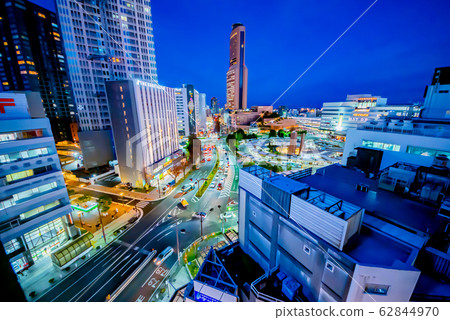 濱松站周圍的夜景 62844970