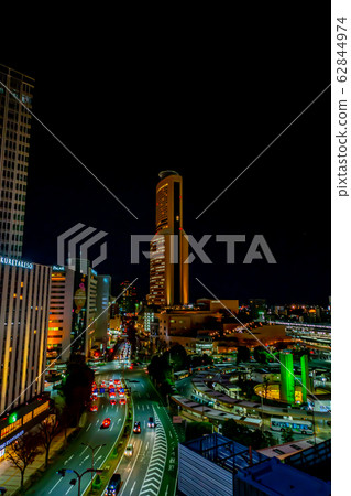 濱松站周圍的夜景 62844974