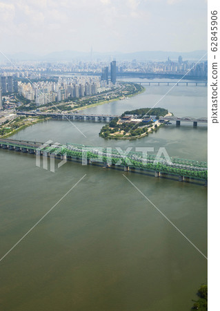 Nodeul Island, Han River Railway, Han River, Seoul, South Korea, Asia 62845906