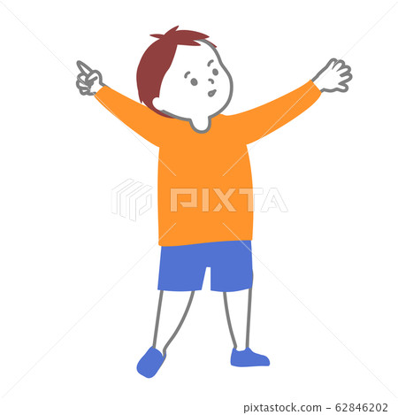 Little boy pointing finger 2 62846202