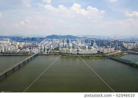 亞洲首爾,龍山區,漢江元孝橋,亞洲 亞洲首爾,龍山區,漢江元孝橋,亞洲 62846610