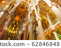 Inside of Sagrada Familia 62846848