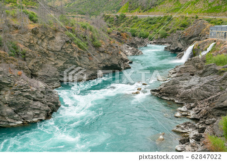 Natural green river rock, New Zealand Natural green river rock, New Zealand 62847022