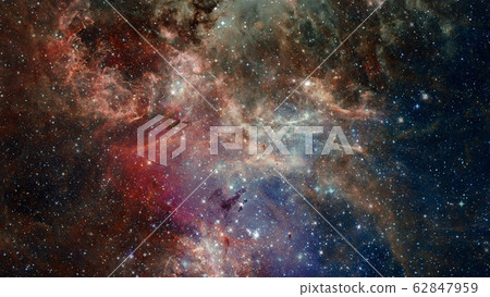 Hubble views galaxy and nebula. Elements of this 62847959