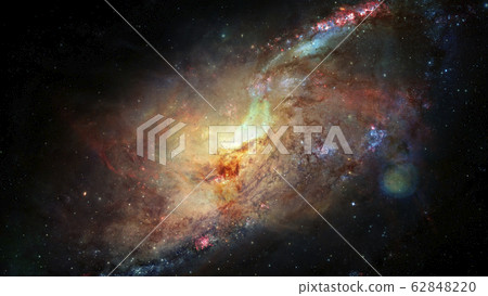 Spiral galaxy. Elements of this image furnished by Spiral galaxy. Elements of this image furnished by 62848220