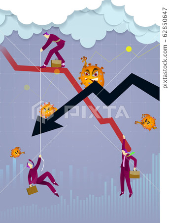 Stock Markets plunge from novel COVID-19 virus 62850647