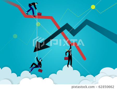 Business concept vector illustration. Chart - Stock Illustration ...