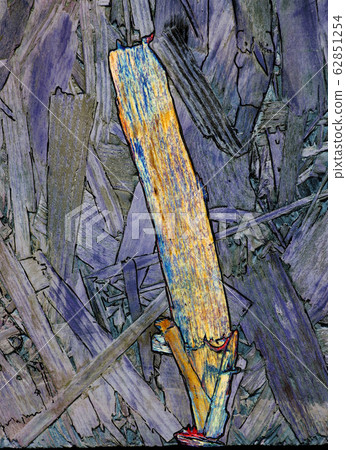 Abstract figures or character on a wooden board 62851254