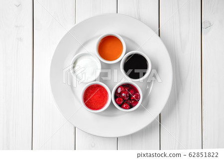 Assortment of different sauce Assortment of different sauce 62851822