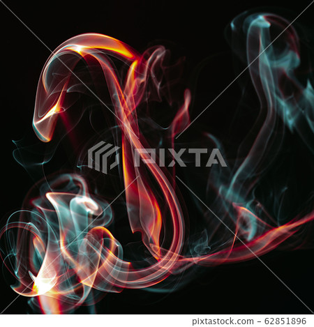 Colourful smoke forms, dynamic abstract design picture Colourful smoke forms, dynamic abstract design picture 62851896