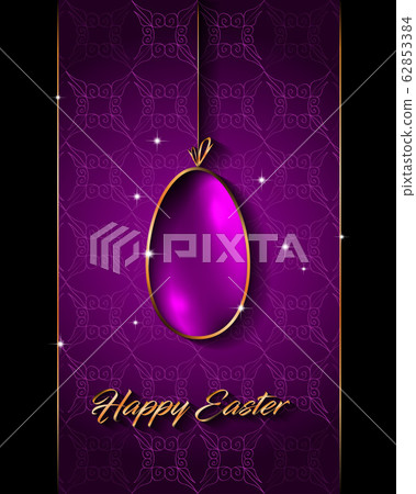 Happy easter background greeetings for elegant cards, flyer or event invitations. Happy easter background greeetings for elegant cards, flyer or event invitations. 62853384