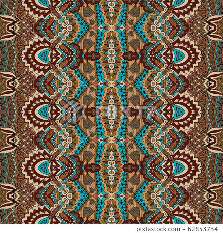Vector seamless pattern african art batik ikat.... - Stock Illustration ...
