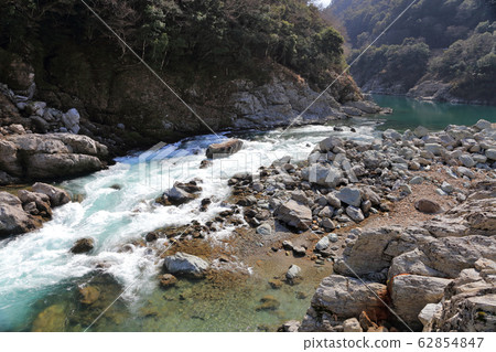 Oboke Koboke Koboke Gorge in Yoshino River Oboke Koboke Koboke Gorge in Yoshino River 62854847