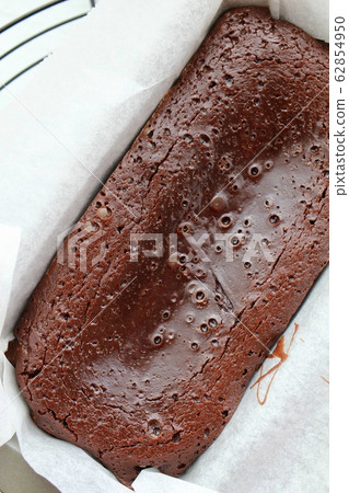 Freshly baked handmade chocolate terrine chocolate cake Freshly baked handmade chocolate terrine chocolate cake 62854950