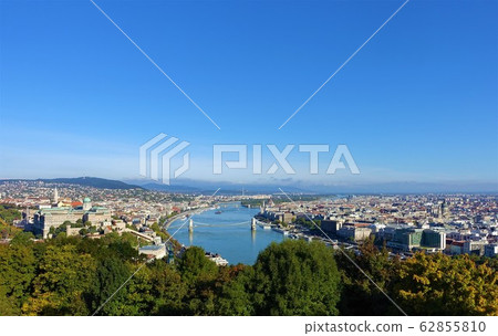 布達佩斯蓋勒特山的景色 布達佩斯蓋勒特山的景色 62855810