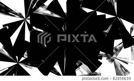 3D rendering of an abstract strict futuristic and stylish black and white composition 3D rendering of an abstract strict futuristic and stylish black and white composition 62856639