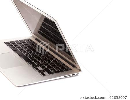 Laptop isolated on white 62858097