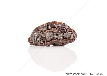 Dried dark raisin isolated on white Dried dark raisin isolated on white 62858366