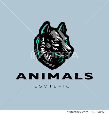 Head of a dog or wolf Head of a dog or wolf 62858970