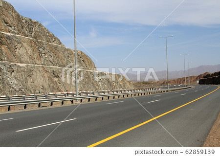 Road trough rocks in Oman Road trough rocks in Oman 62859139