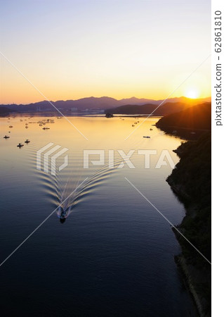 Tokushima Prefecture Naruto Skyline from Horikoshibashi Bridge 62861810