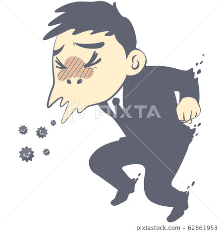 Sneeze Etiquette Virus Splash-Single Item 62861953