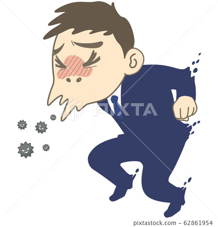 Sneeze Etiquette Virus Splash-Single Item 62861954