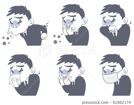 噴嚏禮節病毒Splash-Set 62862174