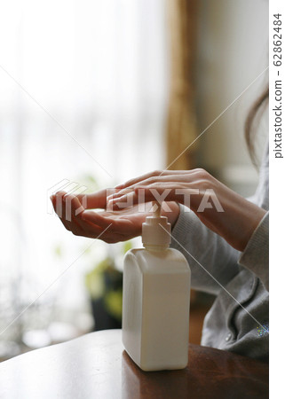 Alcohol disinfection-virus measures 62862484