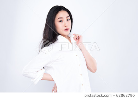 酷，成年，女性，人，襯衫，模特 62862790