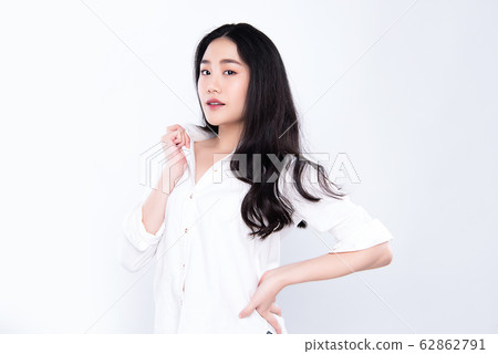 酷，成年，女性，人，襯衫，模特 62862791