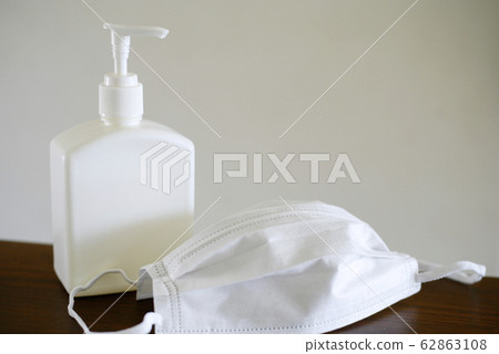 酒精消毒和防毒面具 酒精消毒和防毒面具 62863108